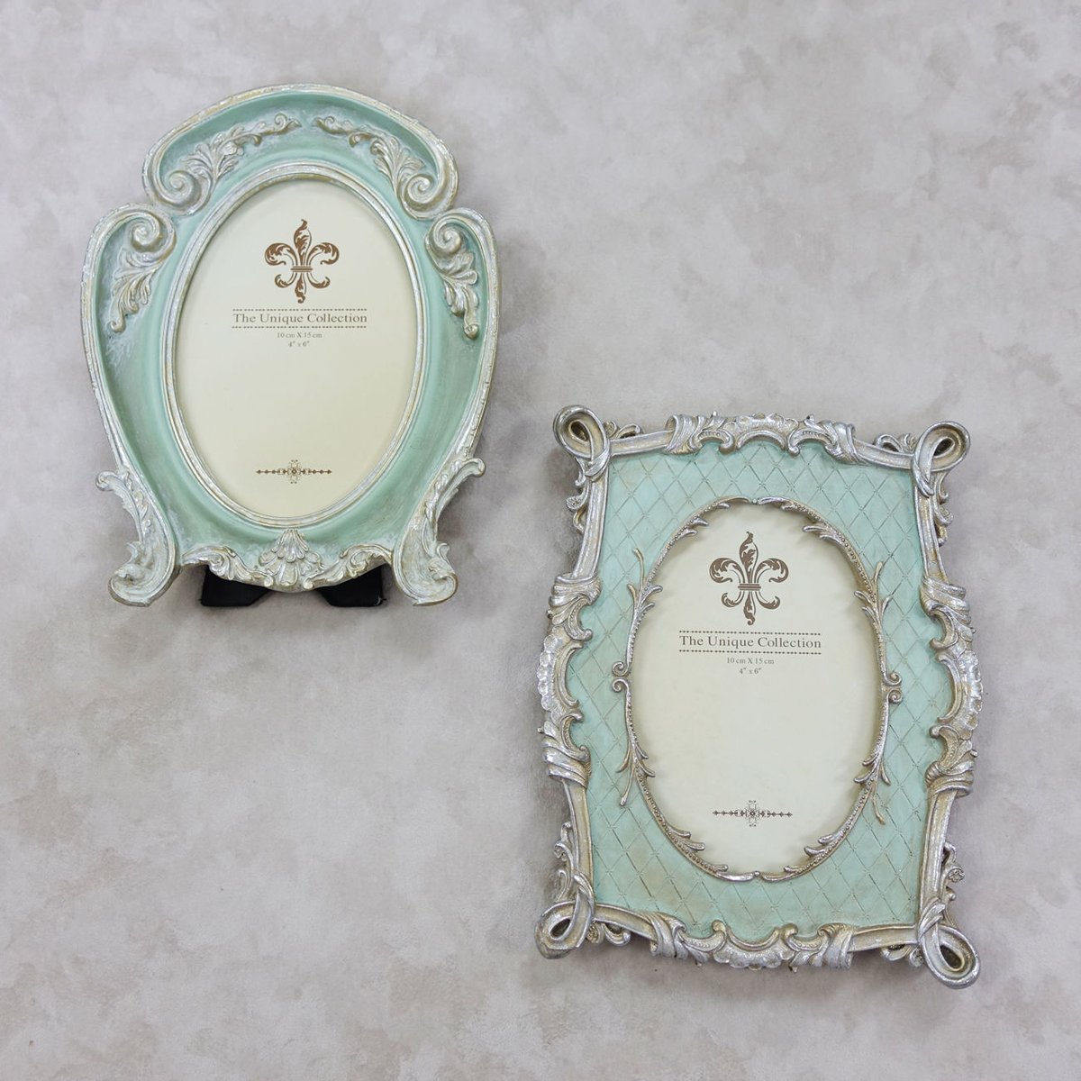 ハンドメイド アンティーク調 フォトフレーム アンティーク】ハンドメイド風フォトフレーム 100×150mm