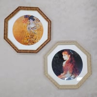 名画　八角形額装コレクション【クリムト】【ルノワール】