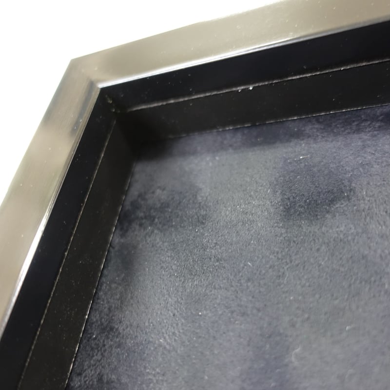 ピン＆缶バッジフレーム 130mm角 3色 バッジ額装用磁石2個付き