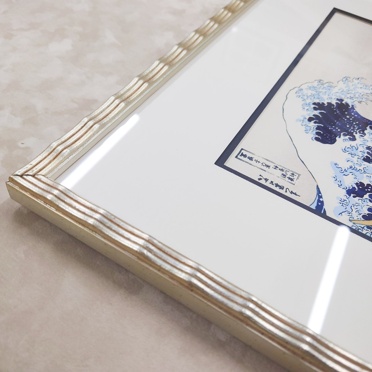 額装品】富嶽三十六景 神奈川沖浪裏 - 葛飾北斎 | 白秀堂 select