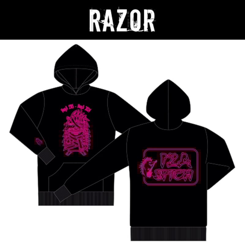 RAZOR SPECIAL ONEMAN LIVE IZA生誕祭2024 IZAパーカー | RAZOR SPECIAL ONEMAN LIVE IZA生誕祭2024 IZAパーカー |