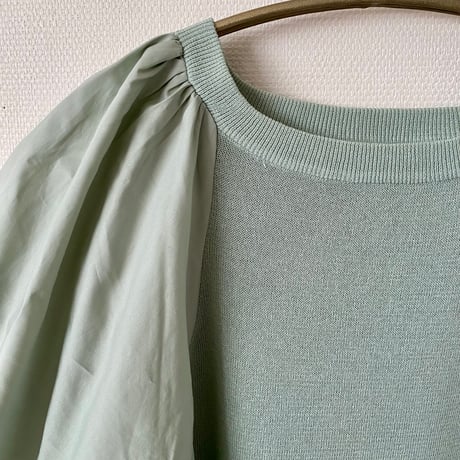 バルーンスリーブワンピース〈MINT〉