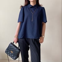 coolmax サッカーブラウス〈NAVY〉