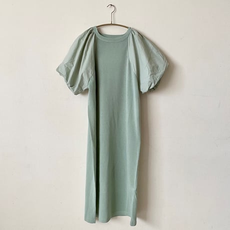 バルーンスリーブワンピース〈MINT〉