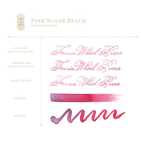 FERRIS WHEEL PRESS（SUGER BEACH）ボトル入り万年筆インク 38ml