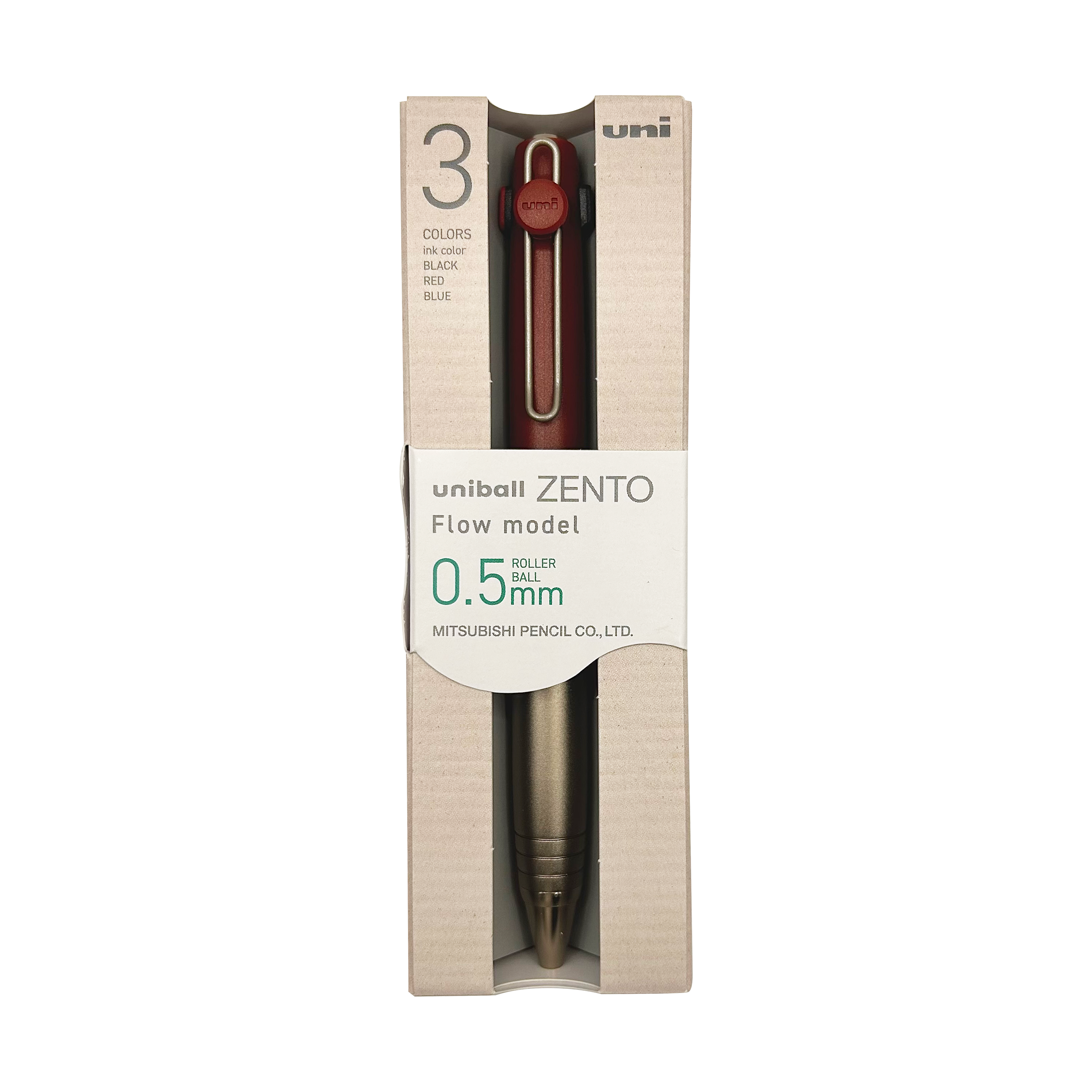 uniball ZENTO フローモデル 3色ボールペン | CHIKUHO WEB SHOP