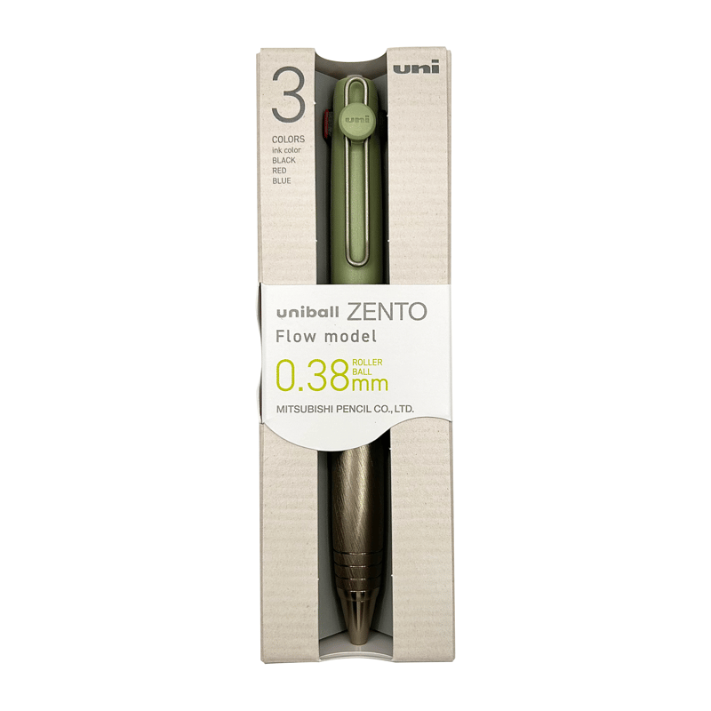 uniball ZENTO フローモデル 3色ボールペン | CHIKUHO WEB SHOP