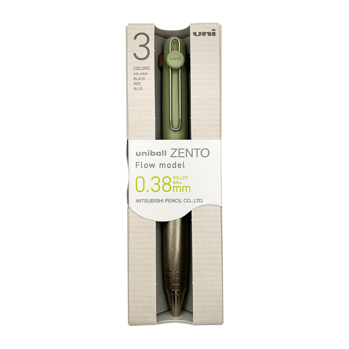 uniball ZENTO フローモデル 3色ボールペン | CHIKUHO WEB SHOP