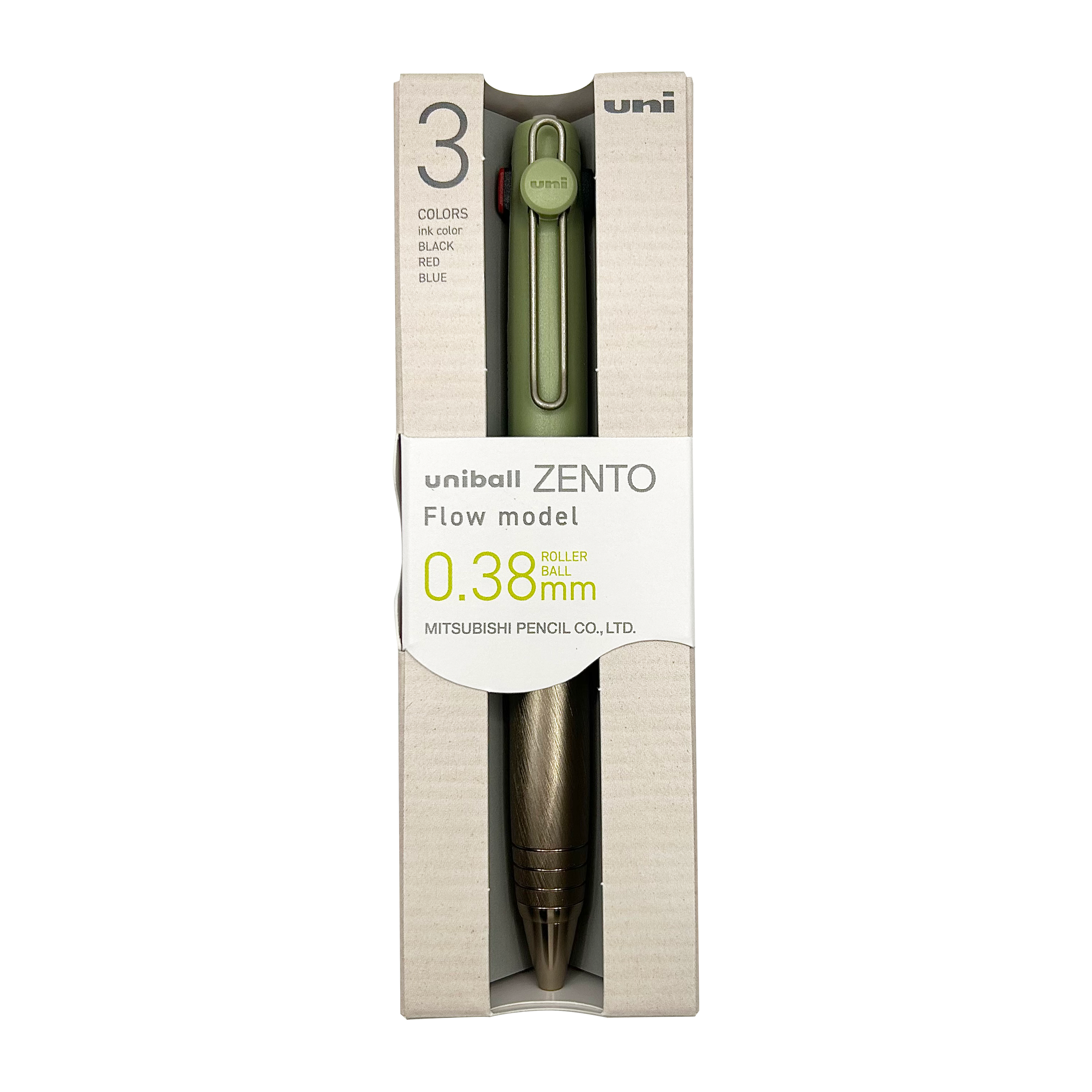 uniball ZENTO フローモデル 3色ボールペン | CHIKUHO WEB SHOP