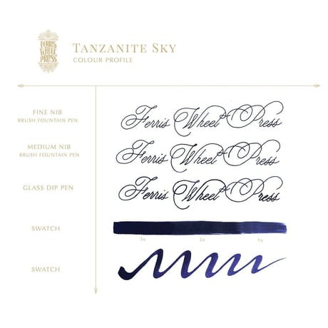 FERRIS WHEEL PRESS（THE ORIGINAL TRIO）ボトル入り万年筆インク 38ml