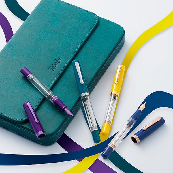 NAHVALUR ナーヴァル オリジナル プラス 万年筆　F（細）プランジャー式 ナーヴァル オリジナルプラス万年筆「ロヴィーナグラファイト