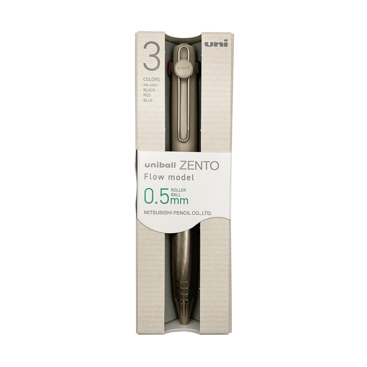 uniball ZENTO フローモデル 3色ボールペン | CHIKUHO WEB SHOP