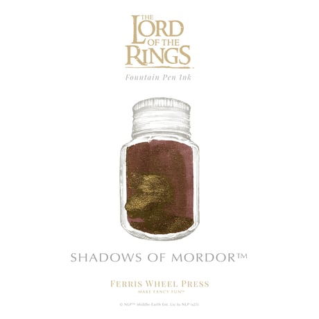 FERRIS WHEEL PRESS（The Lord of the Rings）ボトル入り万年筆インク 28ml&10ml