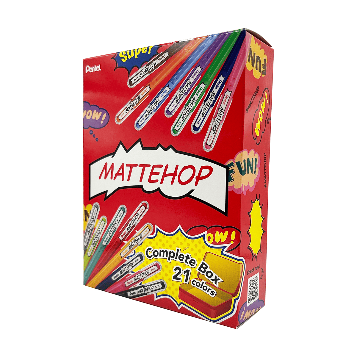 ぺんてる MATTEHOP(マットホップ)コンプリートセット（21色セット