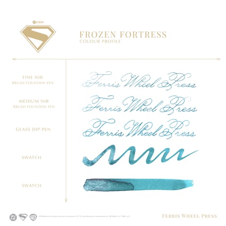 FERRIS WHEEL PRESS（Superman）ボトル入り万年筆インク 28ml&10ml