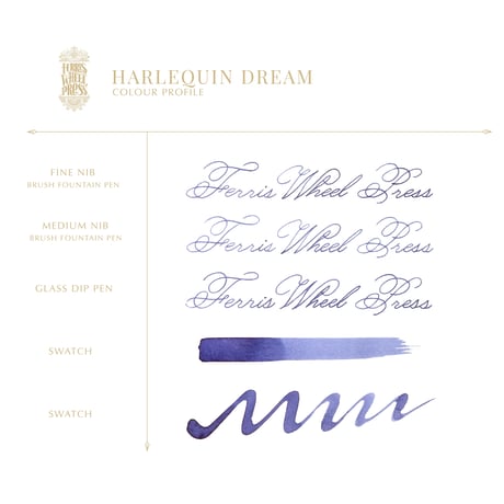 FERRIS WHEEL PRESS（The Midnight Masquerade Collection）ボトル入り万年筆インク 38ml