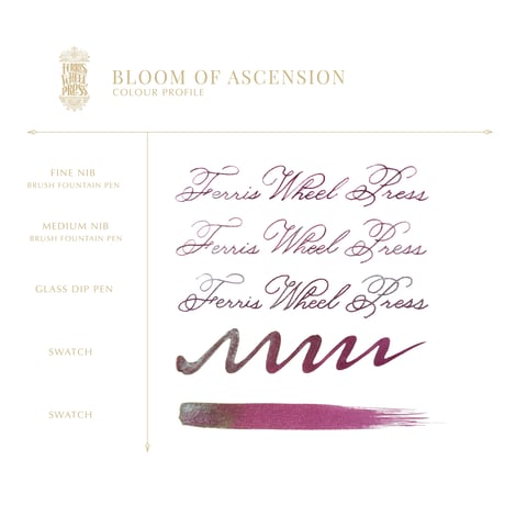 FERRIS WHEEL PRESS（The Book of Knights 2026 Collection）ボトル入り万年筆インク 10ml