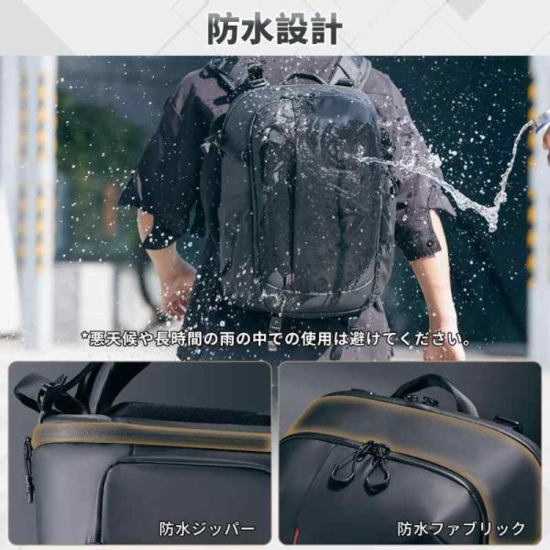 Ulanzi BP09 カメラバッグ バックパック サイドアクセス 一眼 