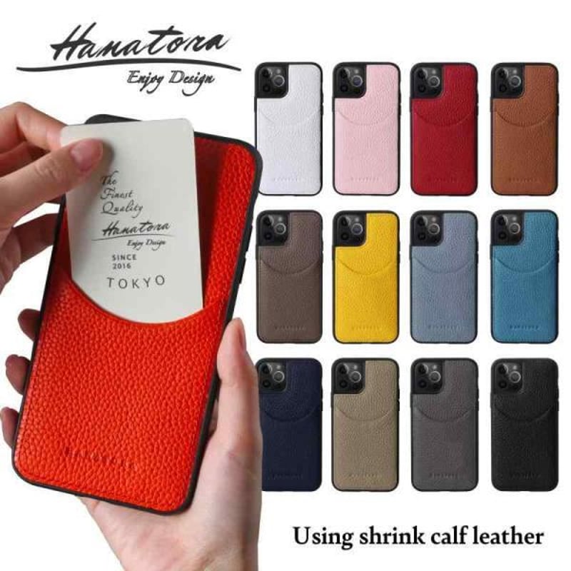 HANATORA iPhone11 ケース 本革 耐衝撃 スマホケース スマホ コード 