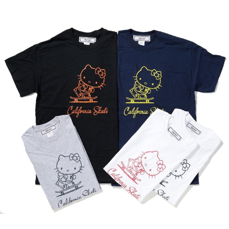 HELLO KITTY×PROJECT SR'ES】CALIFORNIA SKATE TEE