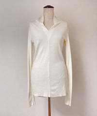 wool rib jersey long T-shirt