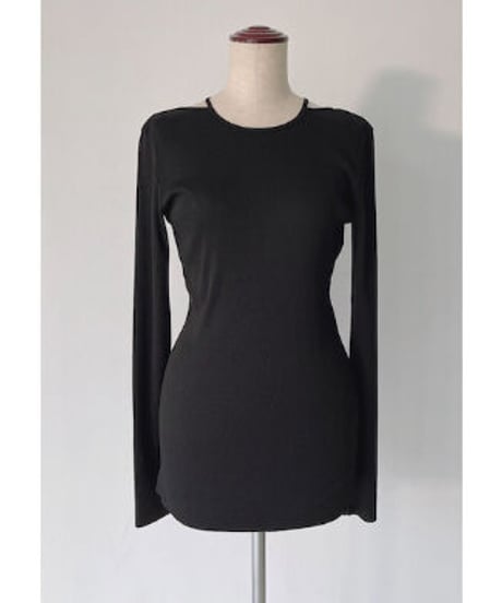 back cross long T-shirt