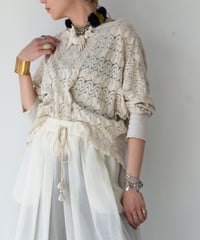 shell lace dolman sleeve PO