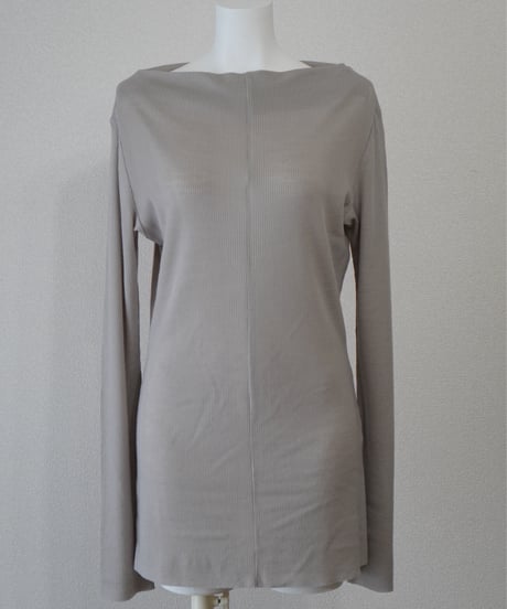 wool rib jersey boat neck PO