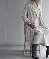 brush linen peasant coat