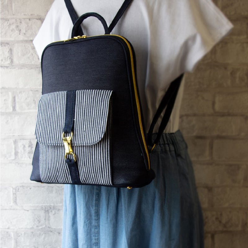 ALZ-003 デニムバッグ（リュックスタイル） | 倉敷デニムストリート