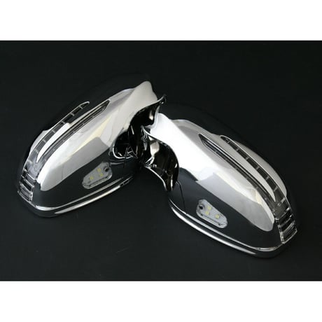 ベンツ Sクラス W221 前期 アロースタイル  ミラーカバー クローム メッキ 商品番号2407