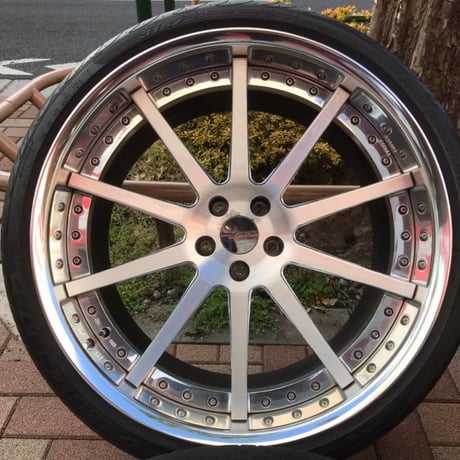 中古 ベントレー GT/GTC 2012-2018y用 ハイパーフォージド HF-C10 22インチ タイヤ付 鍛造