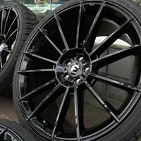 新品 ベンツ Sクラス W222/W221/W217 CLクラス W216 FORGIATO FLOW002 22インチ ブラック タイヤ付 フォージアート