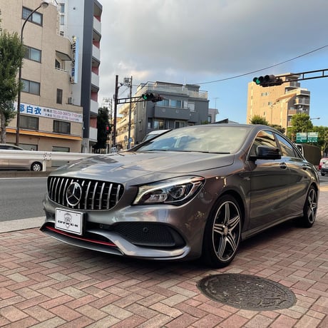 取付工賃込!! ベンツ CLAクラス W117/C117 前期 パナメリカーナグリル 縦フィン/GTR仕様 商品番号4619