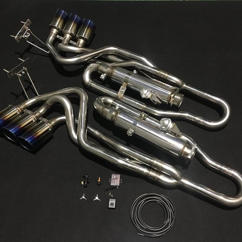 ベンツ Gクラス W463 G63用 ラウンド6本出口 可変バルブ付トルネード