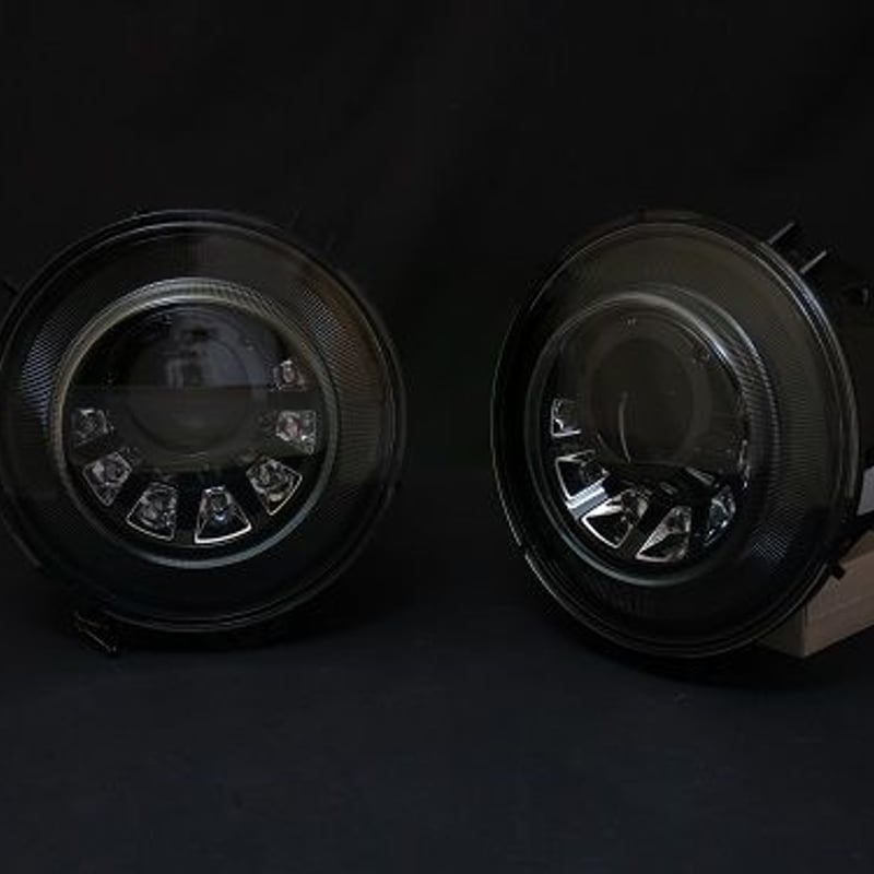 ベンツ Gクラス W463 ゲレンデ バイキセノン用 7連 LED付 ヘッドライト