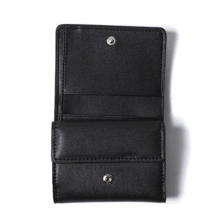 GLAMJAM スタッズコンパクト財布 エコレザーブラック×マットブラック×ブラック　 グラムジャム