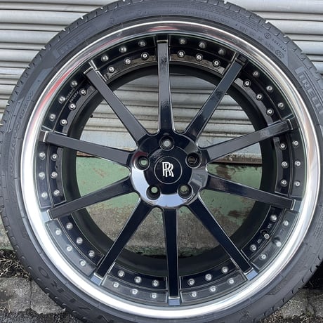 中古 ロールスロイス ゴースト/レイス/ドーン ハイパーフォージド HF-C10 22インチ セット ブラック RollsRoyce DAWN/GHOST/WRAITH PCD120