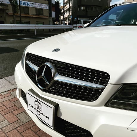ベンツ Cクラス W204 ダイアモンドグリル シルバーフィン 商品番号4050