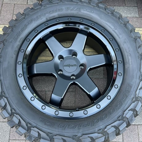 中古極上 ベンツ Gクラス W463 Rotiform SIX-OR 20インチ マットブラック+マッドテレイン G500/G550/G63/AMG/G350d PCD130 ロティフォーム