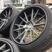 中古 BMW E71 X6用 SKY FORGED S211 スカイフォージド 22インチ タイヤ付 鍛造