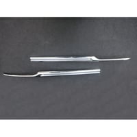 ベンツ Sクラス W222 前期 マイバッハスタイル クロームメッキ リアバンパーモール 商品番号3994