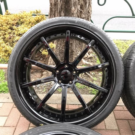 極上中古 ベンツ Gクラス W463用 SKYフォージド S214 24インチ 鍛造 バリ山 ピレリタイヤ付
