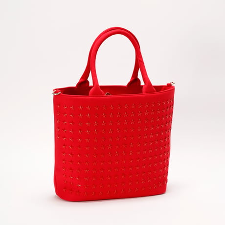 GLAMJAM スタッズバッグ　Gサイズ HOSHI×レッド×レッド×レッド グラムジャム