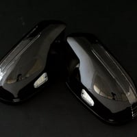 ベンツ SLクラス R230 初期 -2004y アロー ドアミラー 197オブシディアン ブラック 商品番号2363