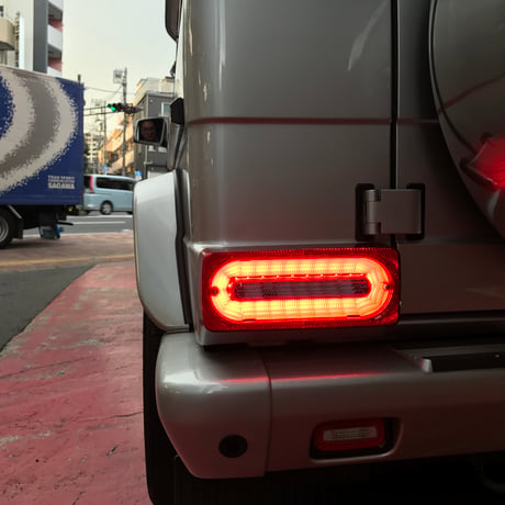 ベンツ Gクラス W463 クリスタル LEDテールレンズ レッド/クリアー 商品番号3853