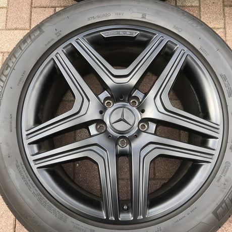 中古 ベンツ Gクラス W463 G63 AMG純正 ゲレンデヴァーゲン 20インチ マットブラック塗装済 G500/G550/G63/AMG/G350d PCD130