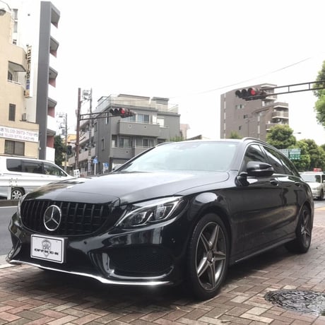 ベンツ Cクラス W205 前期 パナメリカーナグリル オールブラック 商品番号4530-4980