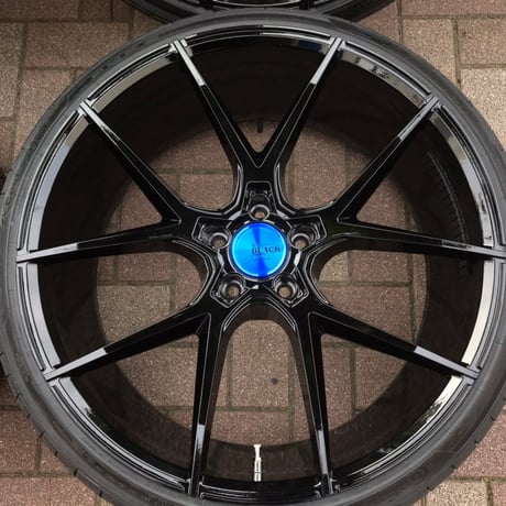 新古品 テスラ モデルS SAVINI BM14 22インチ ブラック PCD120 サビーニ コンチネンタル バリ山 タイヤ付