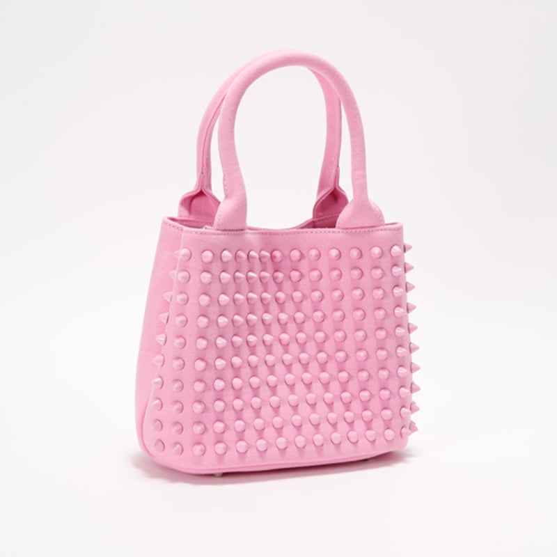 GLAMJAM スタッズバッグ Sサイズ ONI×ベビーピンク×ベビーピンク